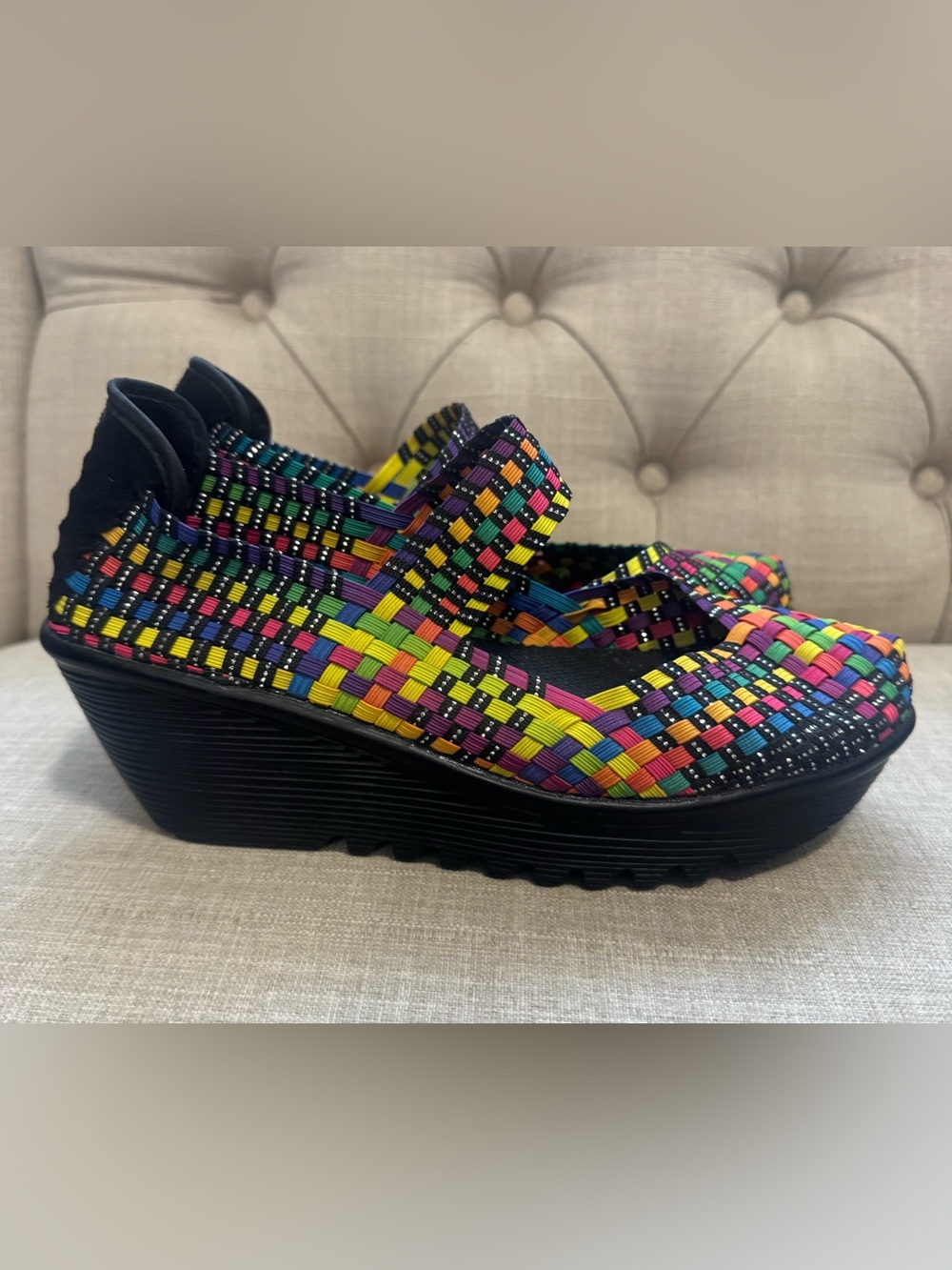 Bernie Mev Lulia Wedge Shoes